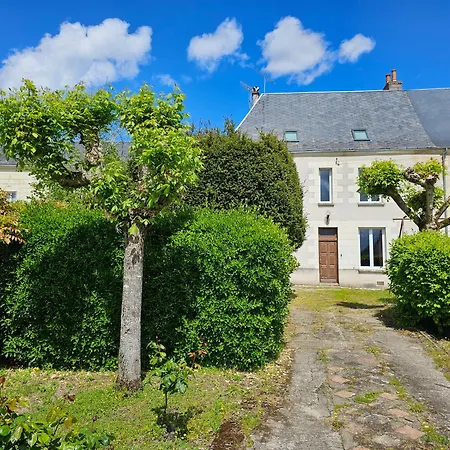 La Maison Du Bourg Joly Bourgueil Exterior foto